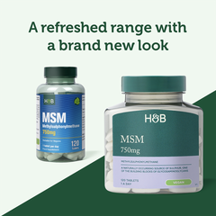 Image 4 for MSM 750mg 120 Tablets