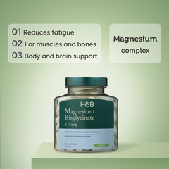 Image 3 for Magnesium Bisglycinate 375mg 90 Capsules