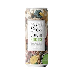 Liquid Focus (Elderflower, Sicilian Lemon & Lion’s Mane) Functional Sparkling Drinks 4x 250ml