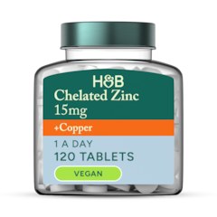 Image 1 for Zinc & Copper 15mg 120 Tablets