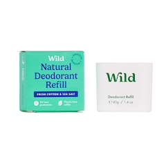 WILD Fresh Cotton & Sea Salt Sensitive Deodorant Refill 40g