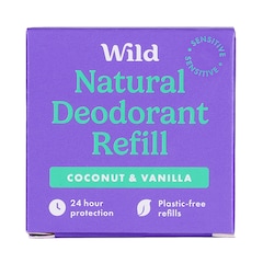 WILD Coconut & Vanilla Sensitive Deodorant Refill 40g