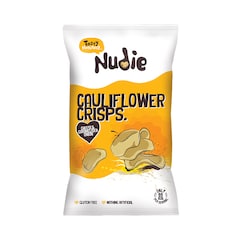 Nudie Cheese & Caramelised Onion Cauliflower Crisps 80g