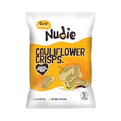 Nudie Cheese & Caramelised Onion Cauliflower Crisps 20g