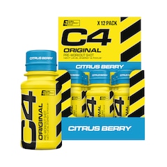 C4 Pre-Workout Shots Citrus Berry 12 x 60ml