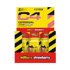 C4 Pre-Workout Shots Millions Strawberry 12 x 60ml