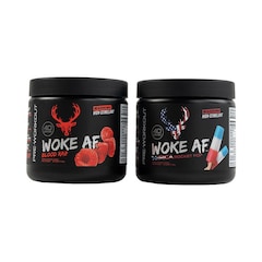 WokeAF Pre Workout Blood Raz 260g