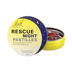 Image 3 for Rescue Remedy Night Pastilles Blackcurrant Flavoured Pastilles 50g