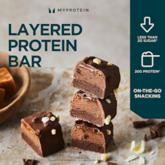 Layered Protein Bar Triple Chocolate 60g