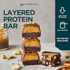 Layered Protein Bar Peanut Pretzel 60g