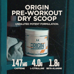 Origin Pre-Workout Dry Scoop Passionfruit Twister 288g