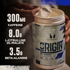 Origin Pre-Workout Blue Raspberry Fizz 600g