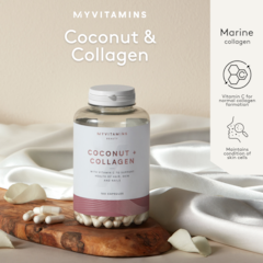 Myvitamins Coconut + Collagen 180 Capsules