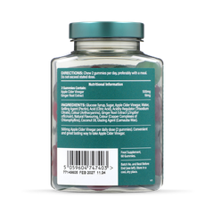 Image 2 for Apple Cider Vinegar 250mg with the Mother Apple Flavour 60 Gummies