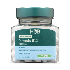 Image 1 for High Strength Slow Release Vitamin B12 1000ug 180 Tablets