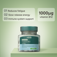 Image 3 for High Strength Slow Release Vitamin B12 1000ug 180 Tablets