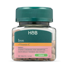 Image 1 for Iron & Vitamin C 14mg 180 Tablets