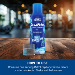 Image 2 for Creatine Liquid Creaflow Blue Raspberry 500ml