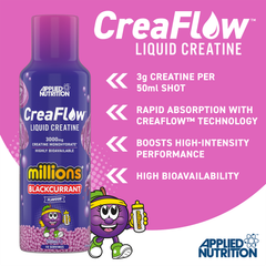 Image 3 for Creatine Liquid Creaflow millions® Blackcurrant 500ml