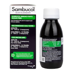 Sambucol Immuno Forte Sugar Free Black Elderberry Formula 120ml