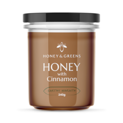 Image 1 for Honey with Cinnamon 240g