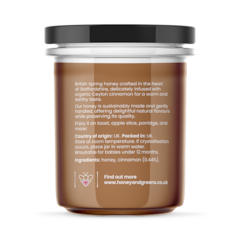 Image 2 for British Honey with Cinnamon 240g