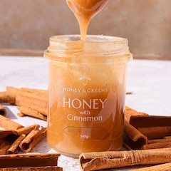 Image 4 for British Honey with Cinnamon 240g