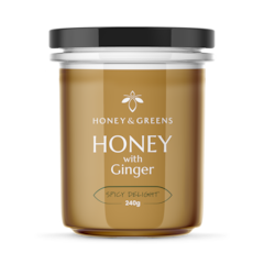 Image 1 for Honey with Ginger 240g