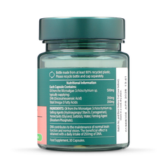 Image 2 for Vegan Omega 3 Oil 500mg 30 Capsules