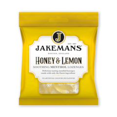 Image 1 for Honey & Lemon Soothing Menthol Sweets 73g Bag