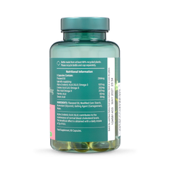 Image 2 for Vegan High Strength Flaxseed Triple Omega 3-6-9 Oil 90 Capsules