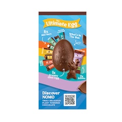 Chocolate Ultimate Egg (1 Egg, 2x Bunnies, 8x Mini Bars) 223g