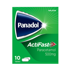 Image 1 for Actifast Paracetamol 500mg 10 Tablets