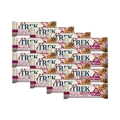 TREK White Chocolate & Raspberry Protein Flapjack 16x 50g