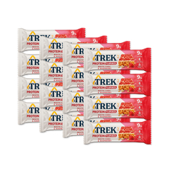 Image 1 for Trek White Chocolate & Raspberry Protein Flapjack 16x 50g
