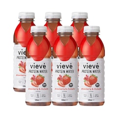 Strawberry & Rhubarb Protein Water Drinks 6x 500ml