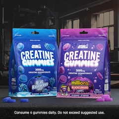 Creatine Gummies Blue Raspberry 400g