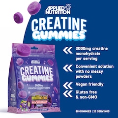 Image 3 for Creatine Gummies Millions® Blackcurrant 400g