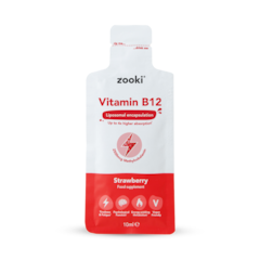 Liposomal Vitamin B12 2500mcg Strawberry Flavour 1 x 10ml Liquid Sachets