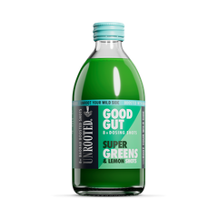 Image 1 for Good Gut Super Greens & Lemon Shots Dosing Bottle 8x Shots 500ml