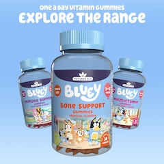 Bluey Bone Support Gummies Tropical Flavour 30 Gummies