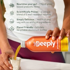 Image 3 for Gut Health Food With Prebiotic Plant Fibre Carrot & Ginger With Turmeric 455ml