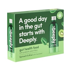 Gut Health Food With Prebiotic Plant Fibre Spinach & Kiwi With Seaweed Multipack 4 x 455ml