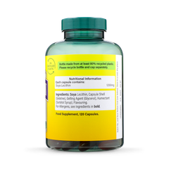 Image 2 for Ultra Soya Lecithin 1200mg 120 Capsules