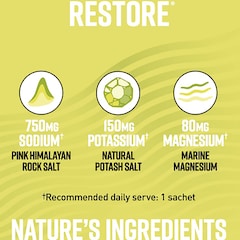 Restore Electrolytes Lemon & Lime 7 x 5.1g Sachet