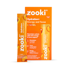 Image 1 for Hydration+ Energy & Focus, Peach Flavour 7 Sachets