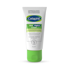 Rich Night Cream, Face Moisturiser 50g