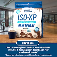 Image 4 for ISO XP  Whey Protein Isolate Powder Choco Coco 1kg