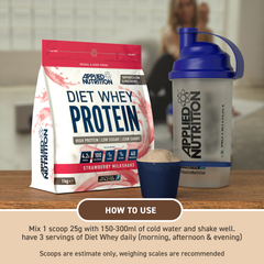 Image 3 for Diet Whey Protein Banana Milkshake 1kg