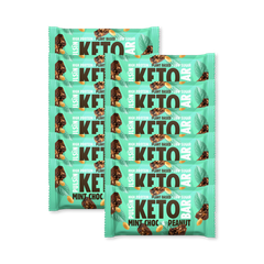 Image 1 for Mint Chocolate & Peanut Keto Bar 18 x 50g